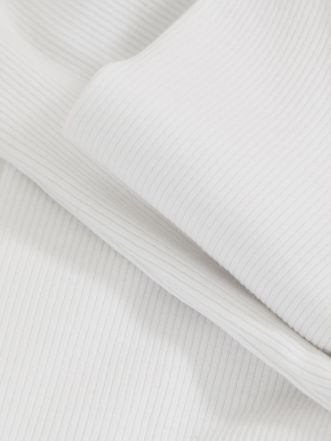 13-14 yrs Cotton Ruched Long-Sleeve T-Shirt with Stretch Ivory | Children & Baby