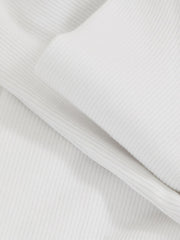13-14 yrs Cotton Ruched Long-Sleeve T-Shirt with Stretch Ivory | Children & Baby