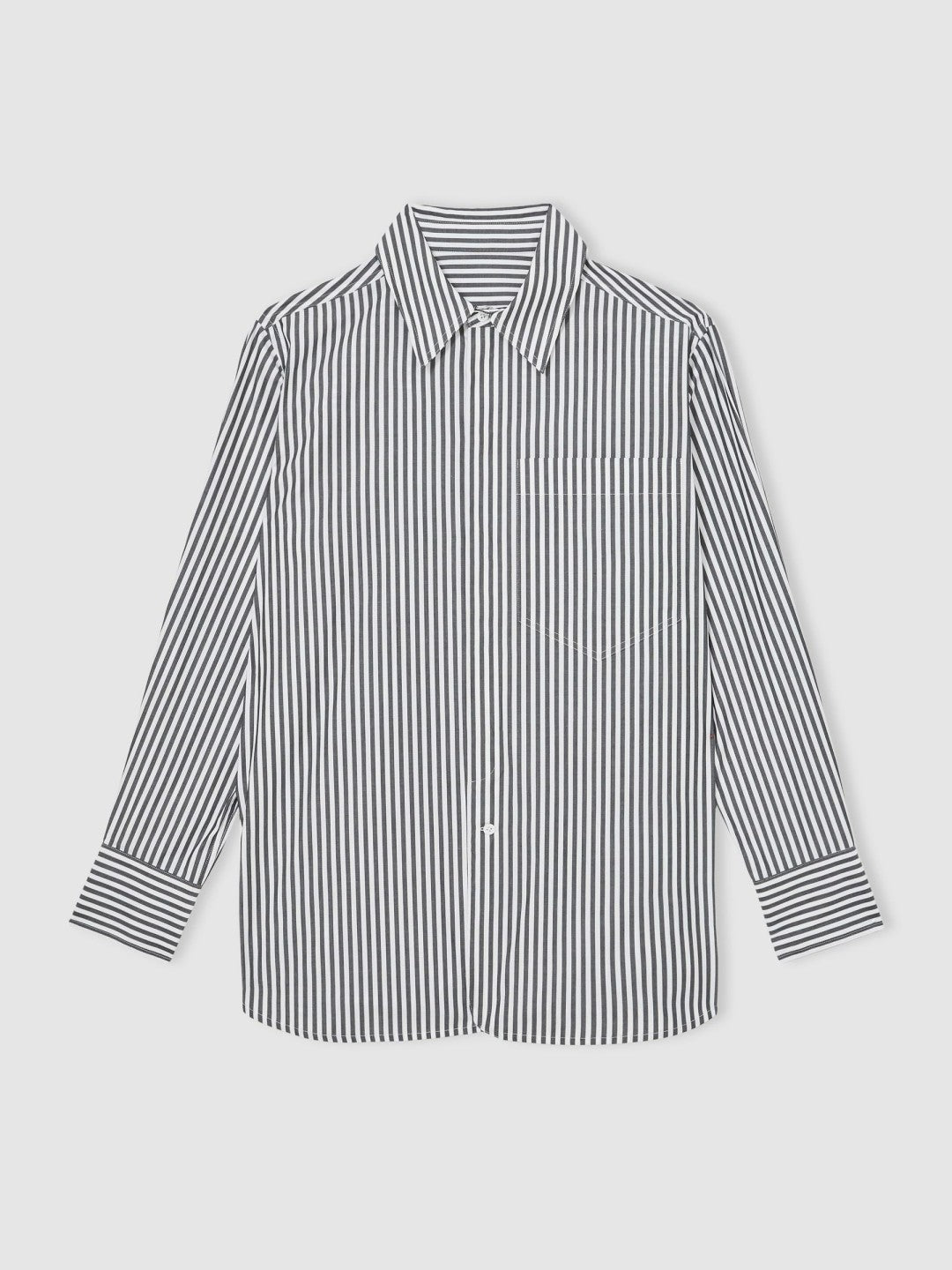 | Les 100 Ciels Stripe Shirt White/Navy | Women