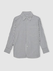 | Les 100 Ciels Stripe Shirt White/Navy | Women