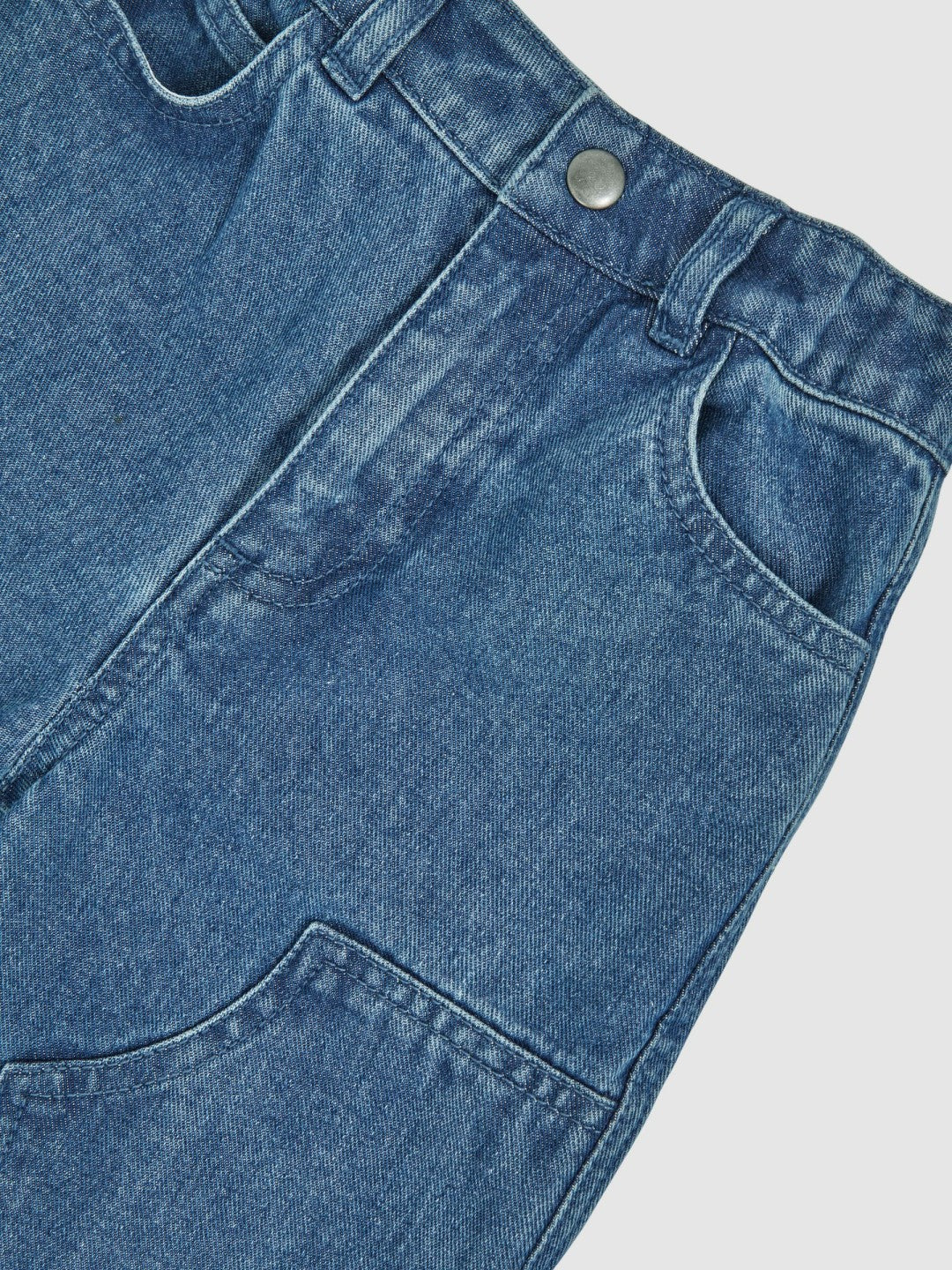 3-9 yrs Straight-Leg Carpenter Jeans Mid Blue | Children & Baby