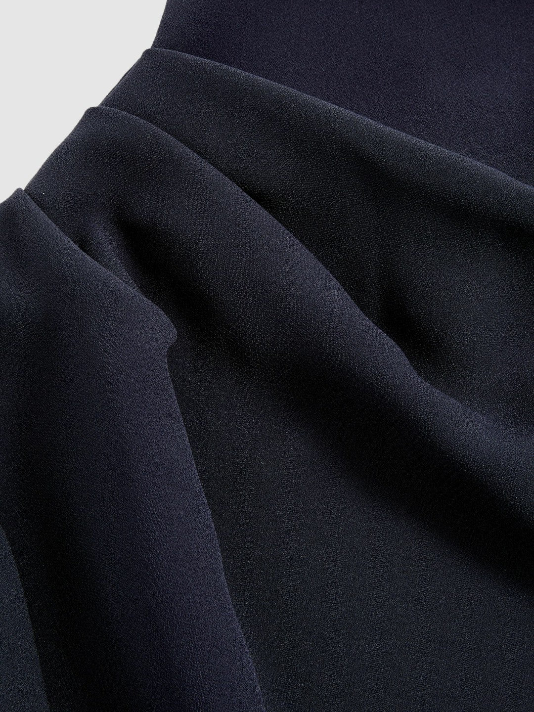One-Shoulder Draped Top Navy | Women