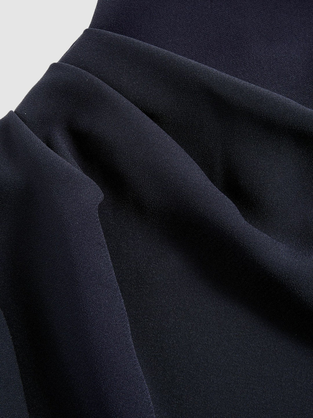 One-Shoulder Draped Top Navy | Women