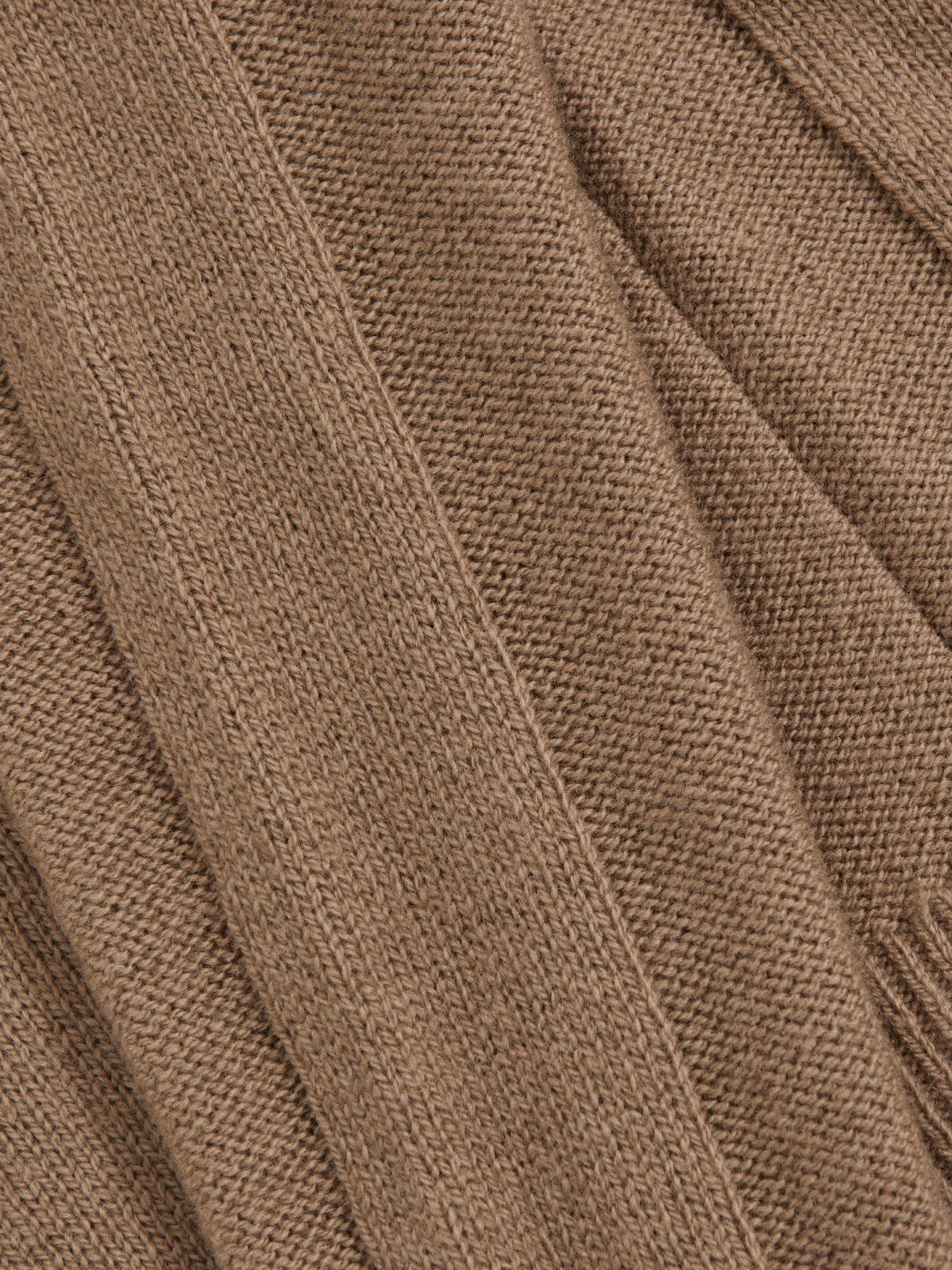 13-14 yrs Wool-Cashmere Reverse-Seam Jumper Camel | Children & Baby