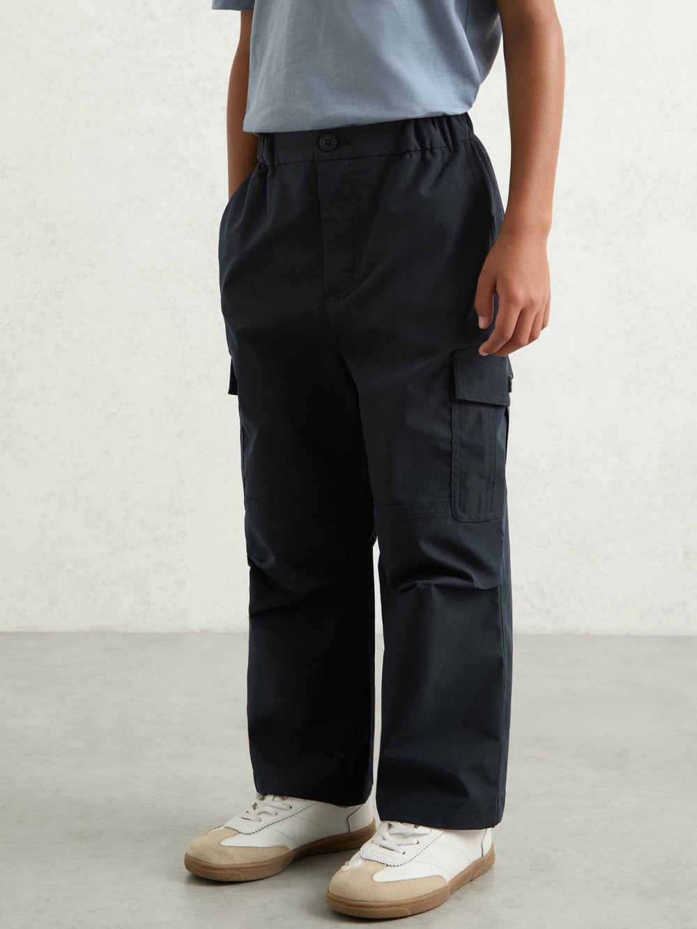 9-13 yrs Technical Straight Leg Cargo Trousers Navy | Children & Baby