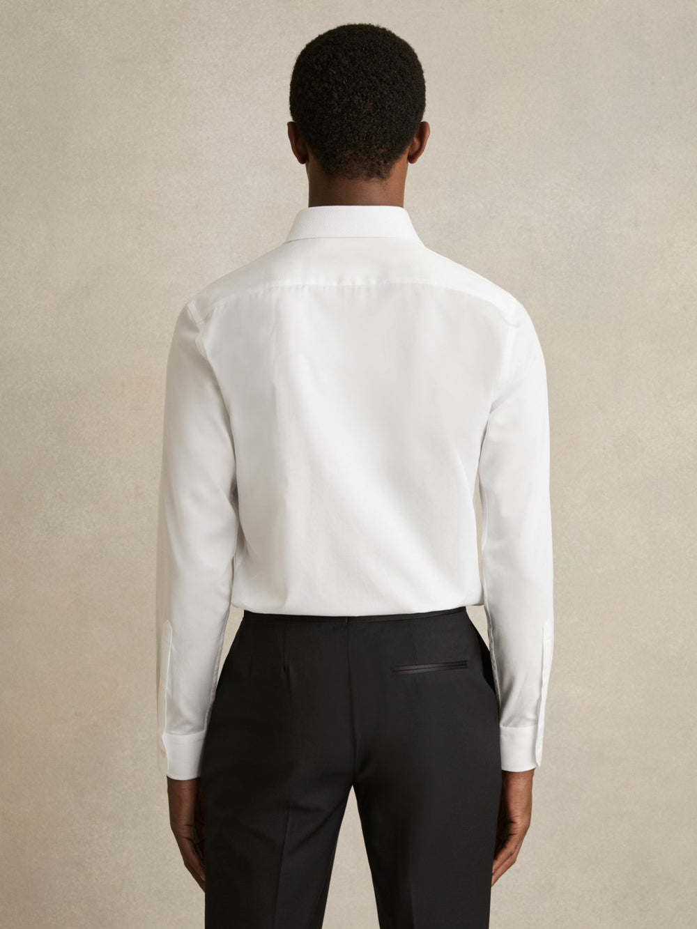 Regular Fit Cotton Double-Cuff Dinner Shirt Regular-Fit White | Men