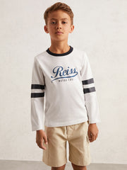 13-14 yrs Cotton Motor Cars Logo T-Shirt White/Blue | Children & Baby