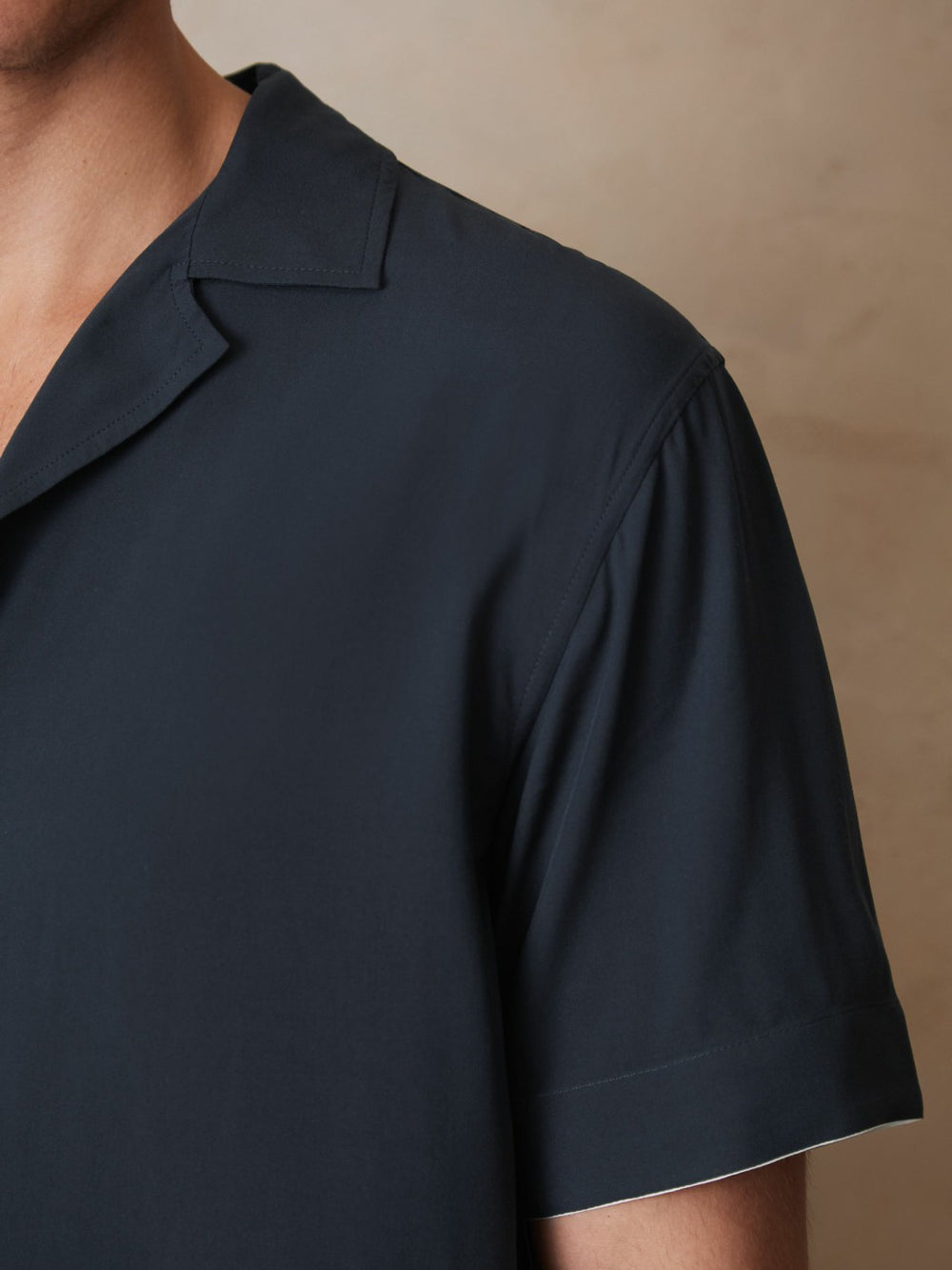 | Ché Stripe-Cuff Shirt Navy | Men