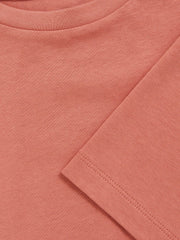 9-13 yrs Cotton Oversized Cropped T-Shirt Rose | Children & Baby