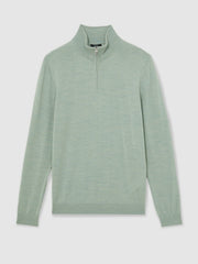 Merino Wool Half-Zip Jumper  | Men