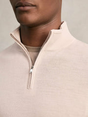 Merino Wool Half-Zip Jumper  | Men