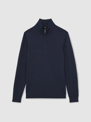 Merino Wool Half-Zip Jumper  | Men