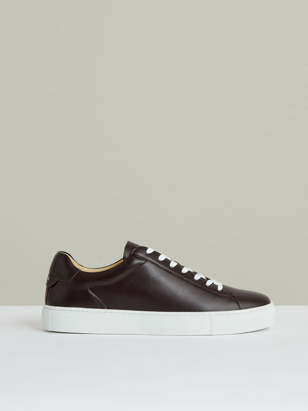 Leather Low-Top Trainers Plum Purple | Men