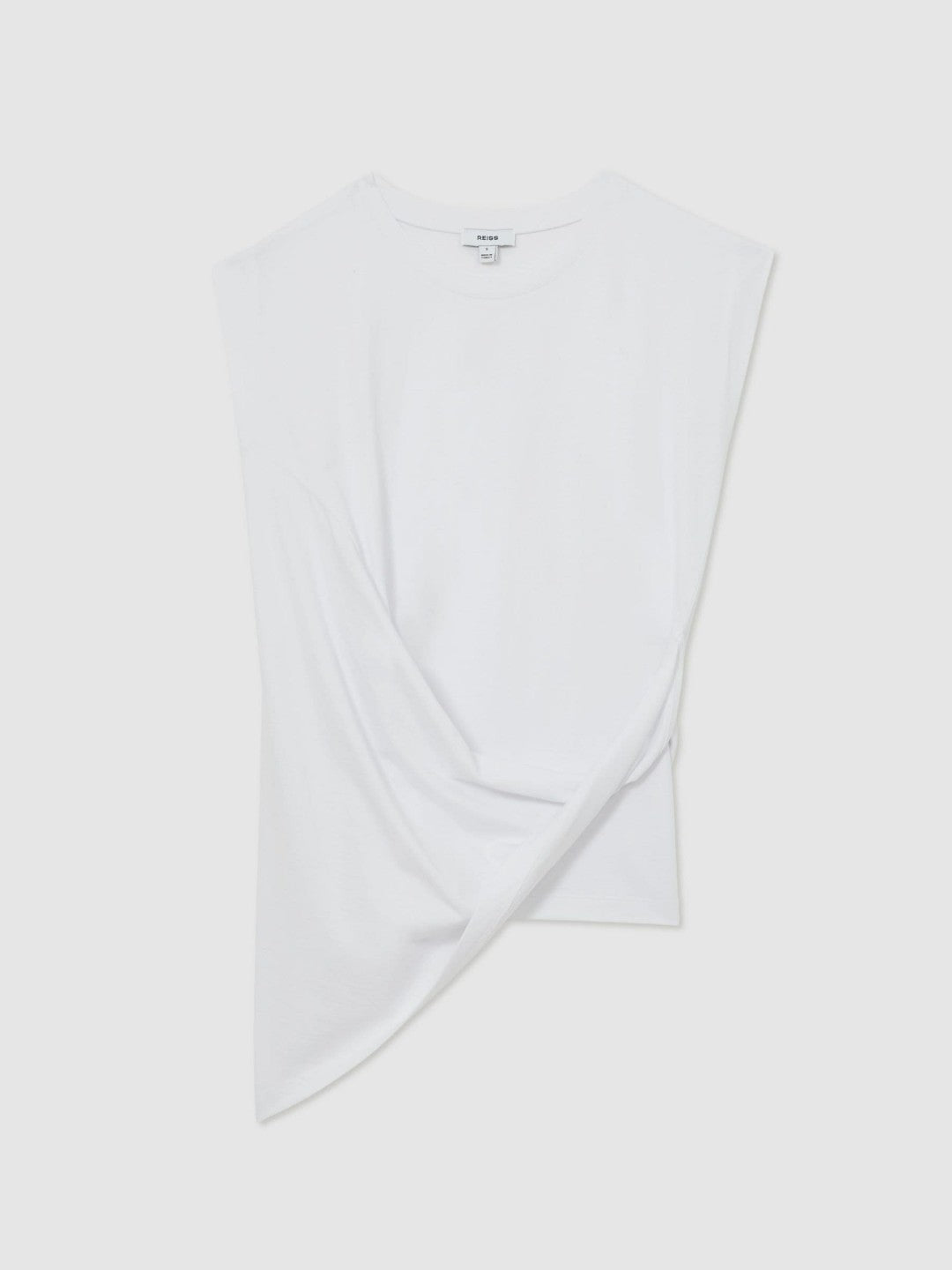 Cotton Drape T-Shirt White | Women
