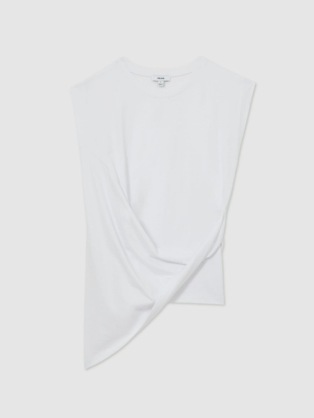 Cotton Drape T-Shirt White | Women