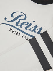 3-9 yrs Cotton Motor Cars Logo T-Shirt White/Blue | Children & Baby