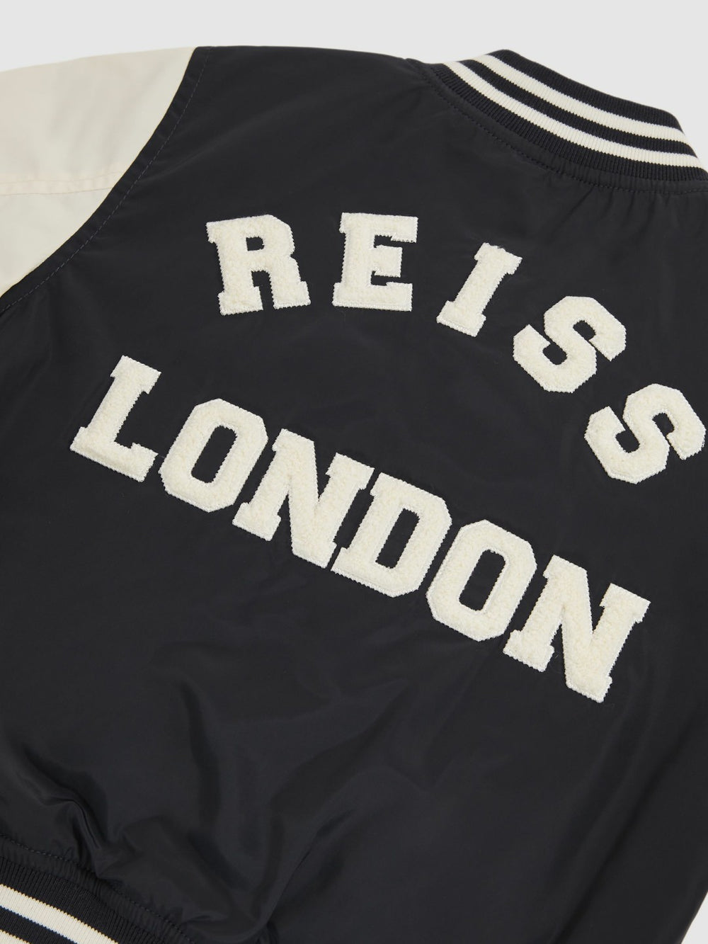 3-9 yrs Colour-Block Varsity Bomber Jacket Navy/ Off White | Children & Baby