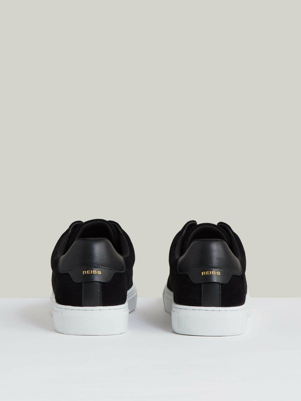 Suede Slip-On Elasticated Trainers Black | Men