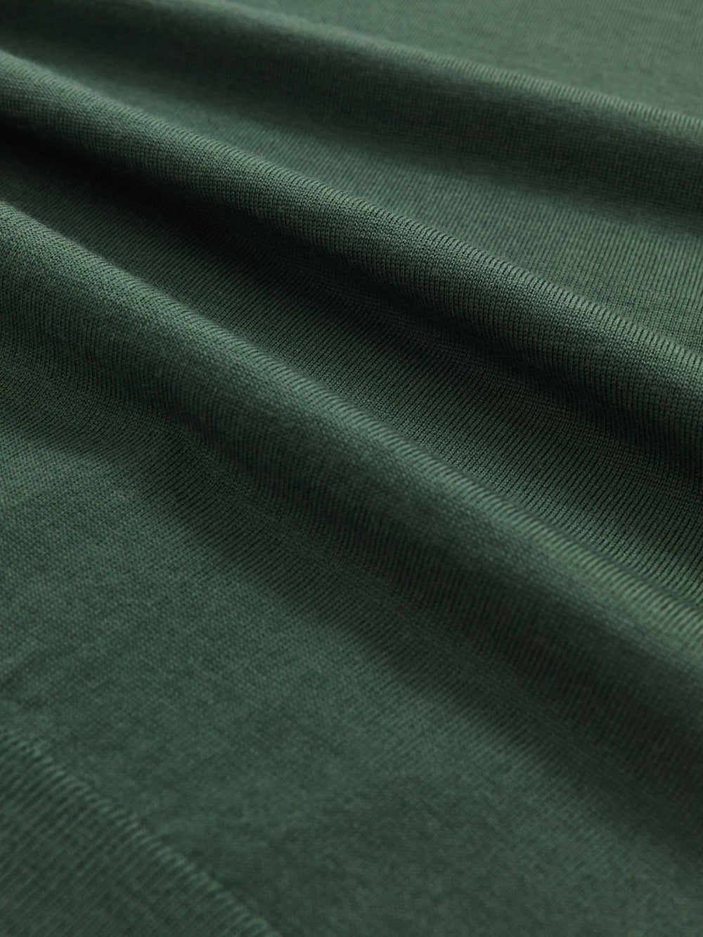 Merino-Wool Crew-Neck Jumper Kale Green | Men