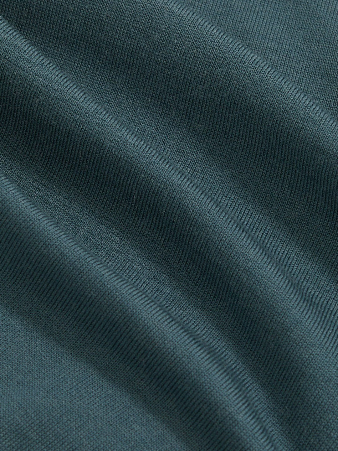 Merino Wool Long-Sleeve Polo Shirt Orion Blue | Men