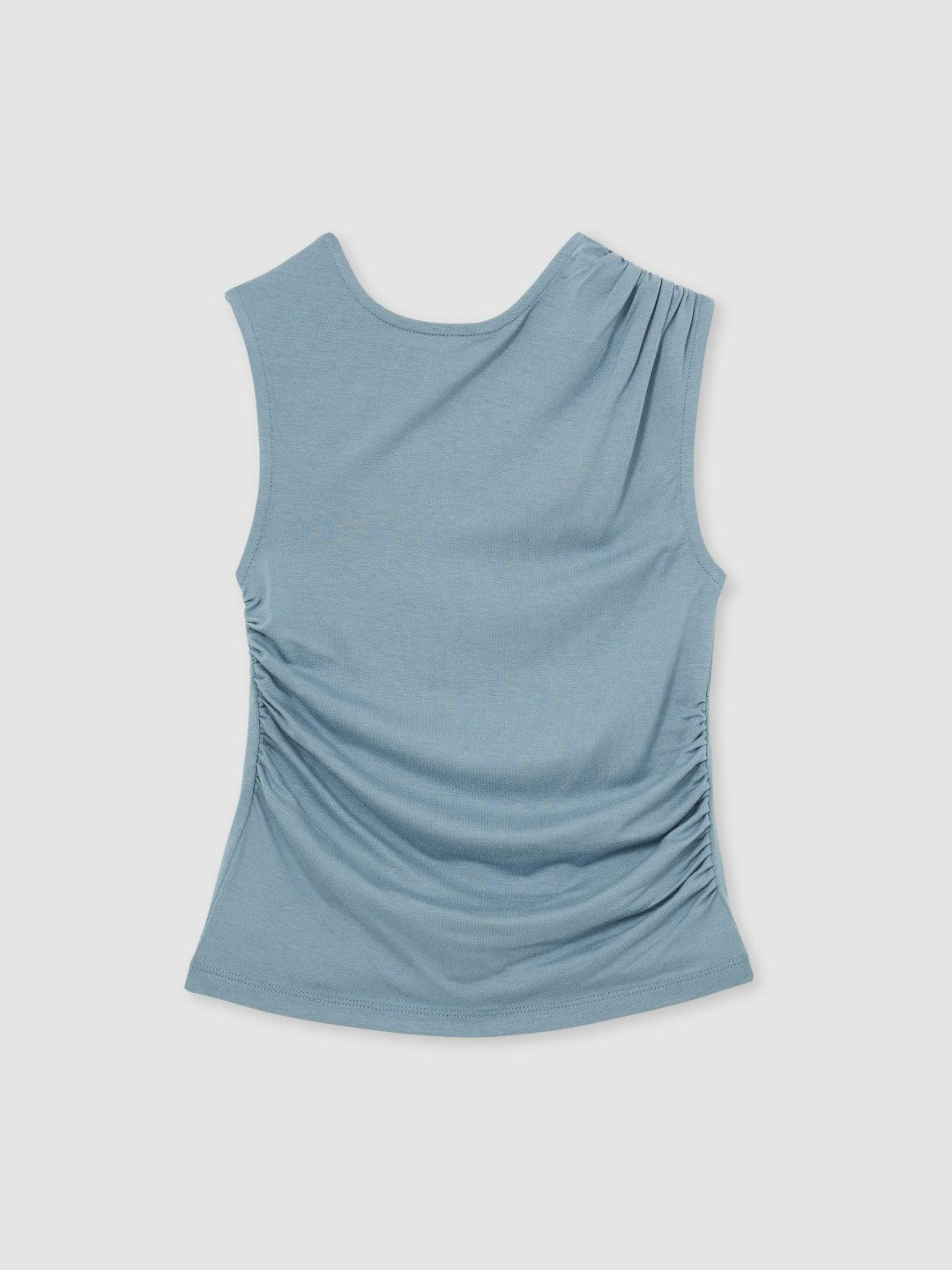 3-9 yrs Ruched Jersey Vest Blue | Children & Baby