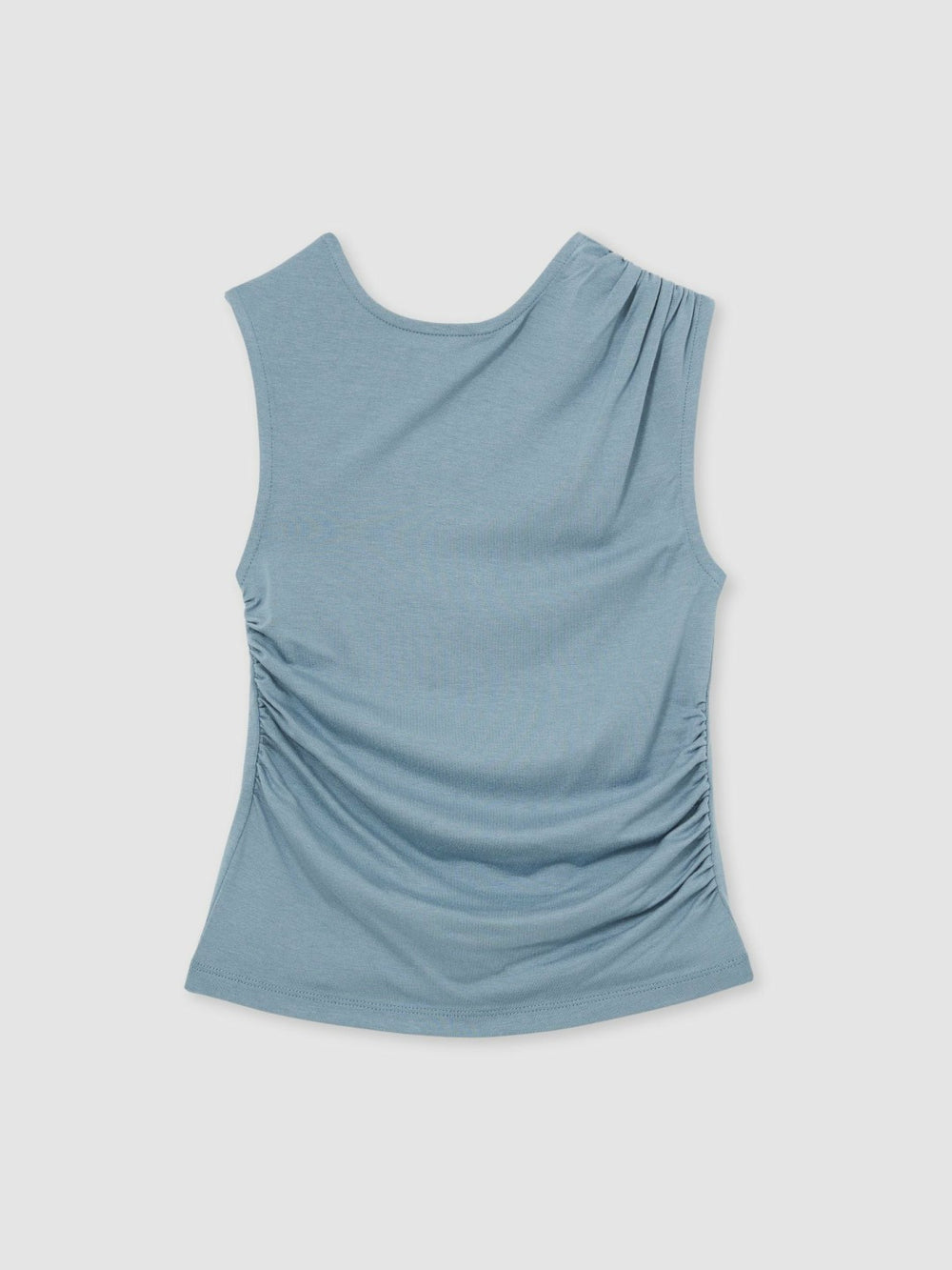 3-9 yrs Ruched Jersey Vest Blue | Children & Baby