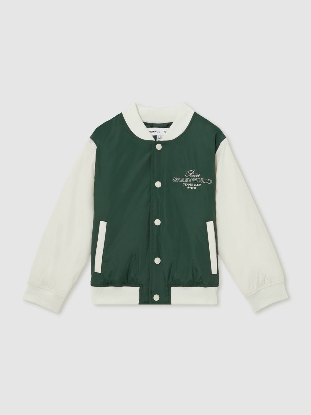 3-9 yrs SmileyWorld Bomber Jacket Dark Green | Children & Baby