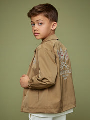 9-13 yrs SmileyWorld Harrington Jacket Stone | Children & Baby
