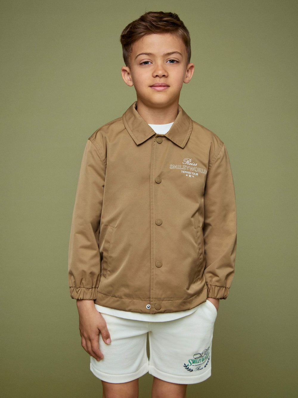 13-14 yrs SmileyWorld Harrington Jacket Stone | Children & Baby