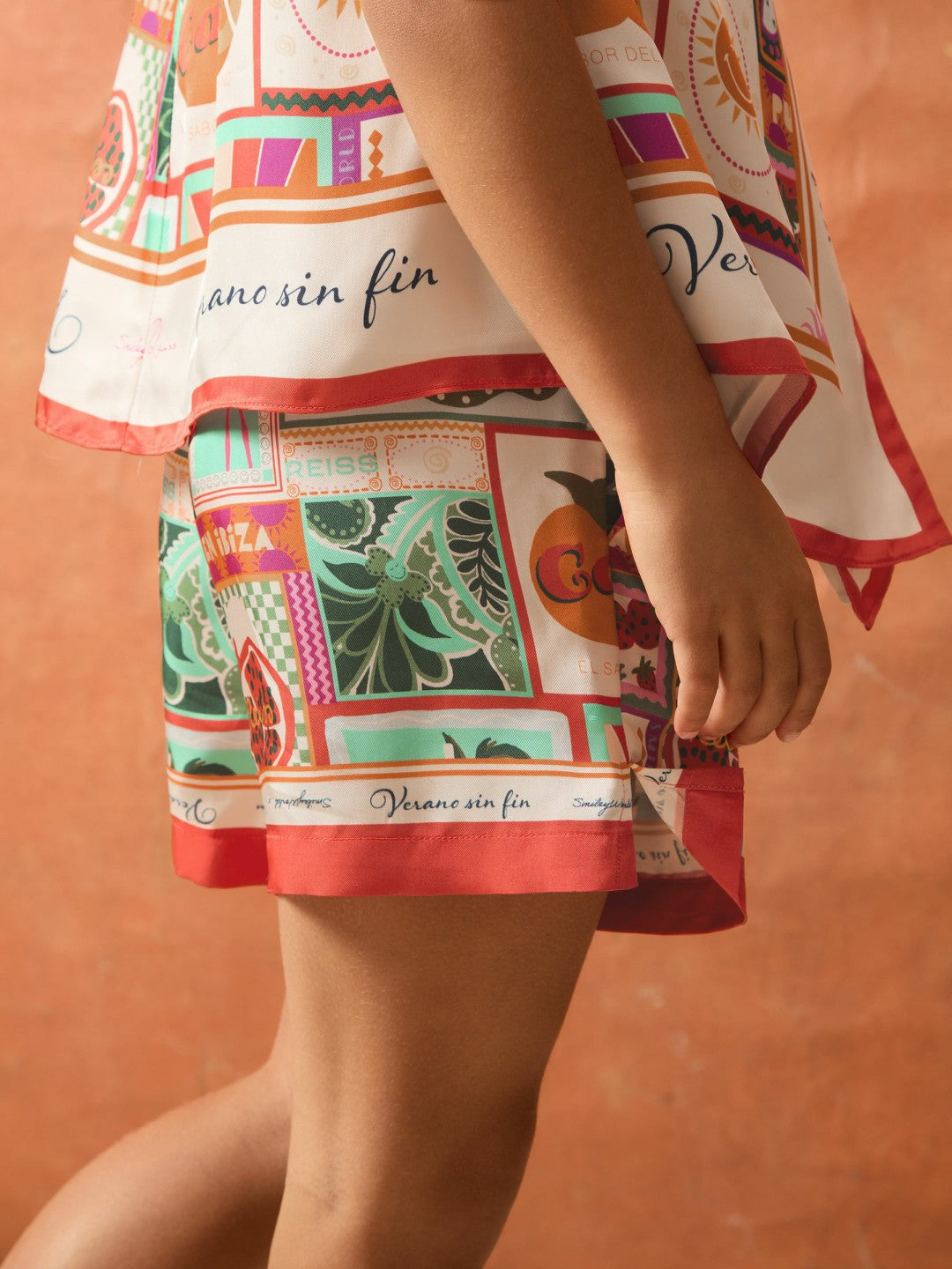 4-9 yrs SmileyWorld Motif-Print Shorts Multi | Children & Baby