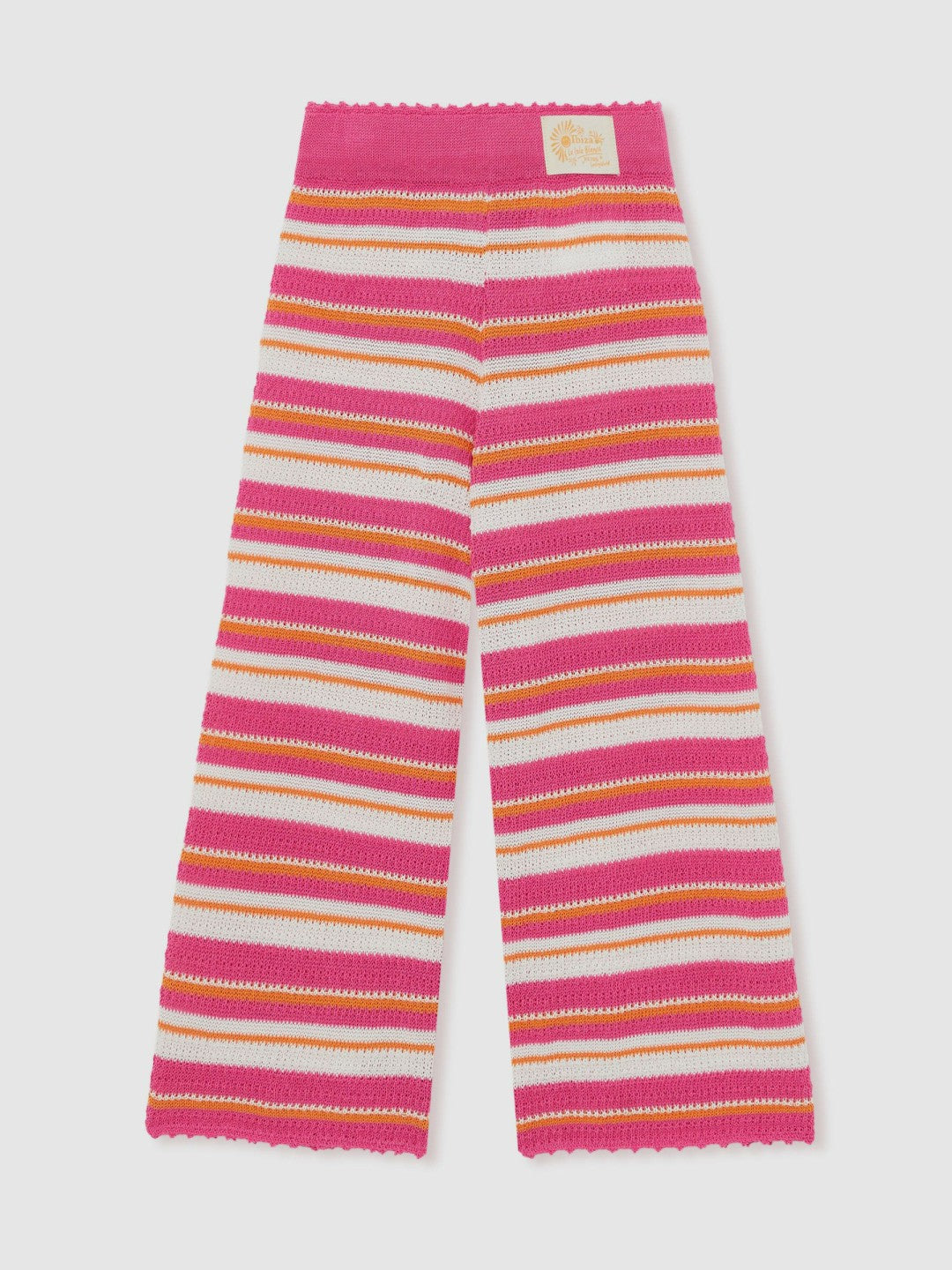 4-9 yrs SmileyWorld Stripe Knit Trousers Pink | Children & Baby
