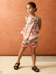 4-9 yrs SmileyWorld Motif Print Top Multi | Children & Baby