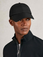 Embroidered-Logo Tech Baseball Cap Black | Men
