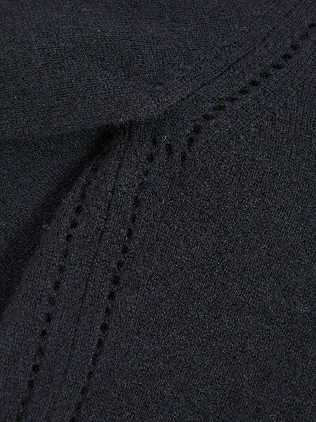 3-9 yrs Wool-Blend Open-Stitch Jumper with Cashmere Navy | Children & Baby