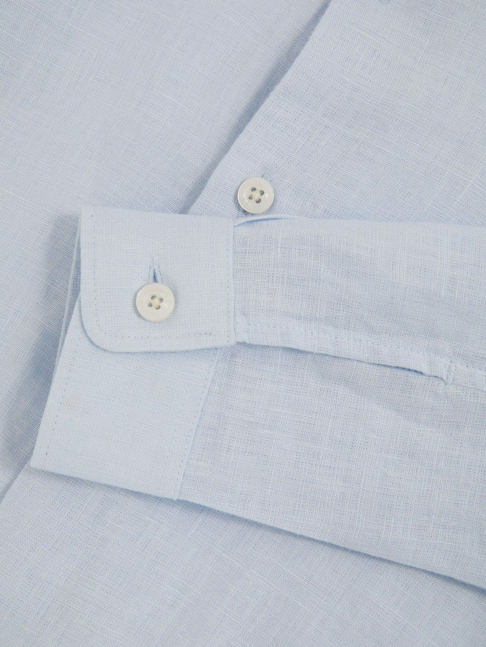 13-14 yrs Linen Cutaway Collar Shirt Pale Blue | Children & Baby