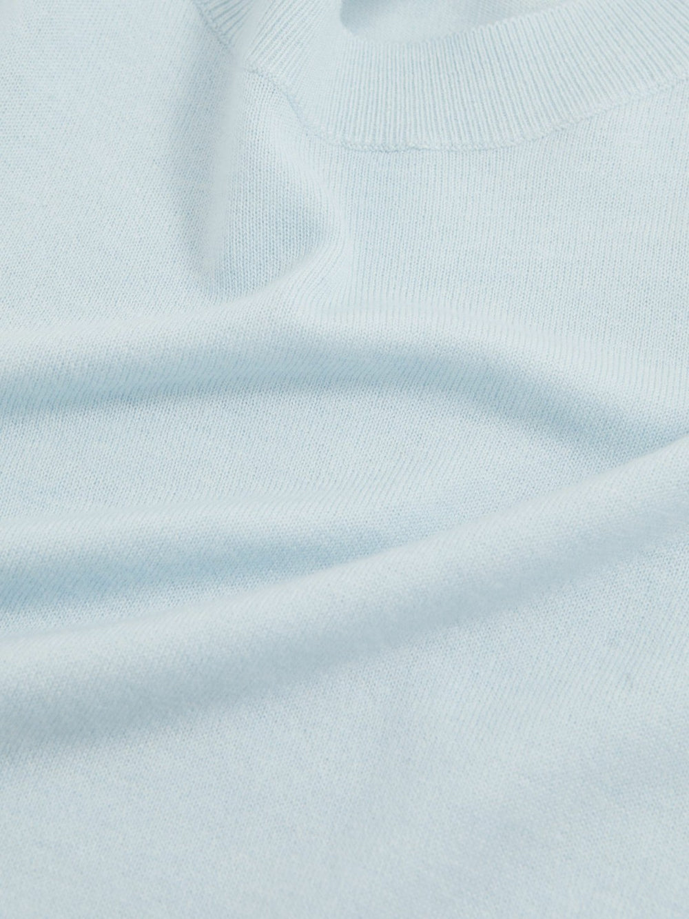 Merino Wool Crew-Neck Jumper Blue | Women