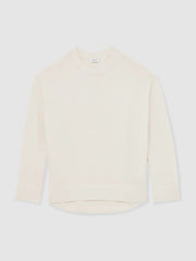 Wool-Cashmere Crew-Neck Jumper Cream | Women