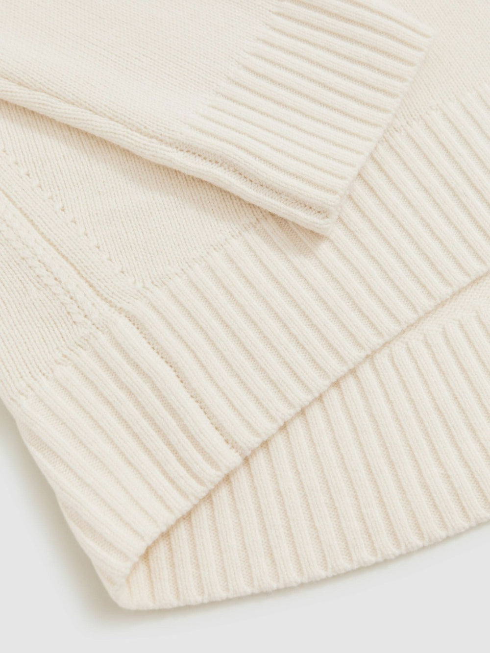 Wool-Cashmere Crew-Neck Jumper Cream | Women