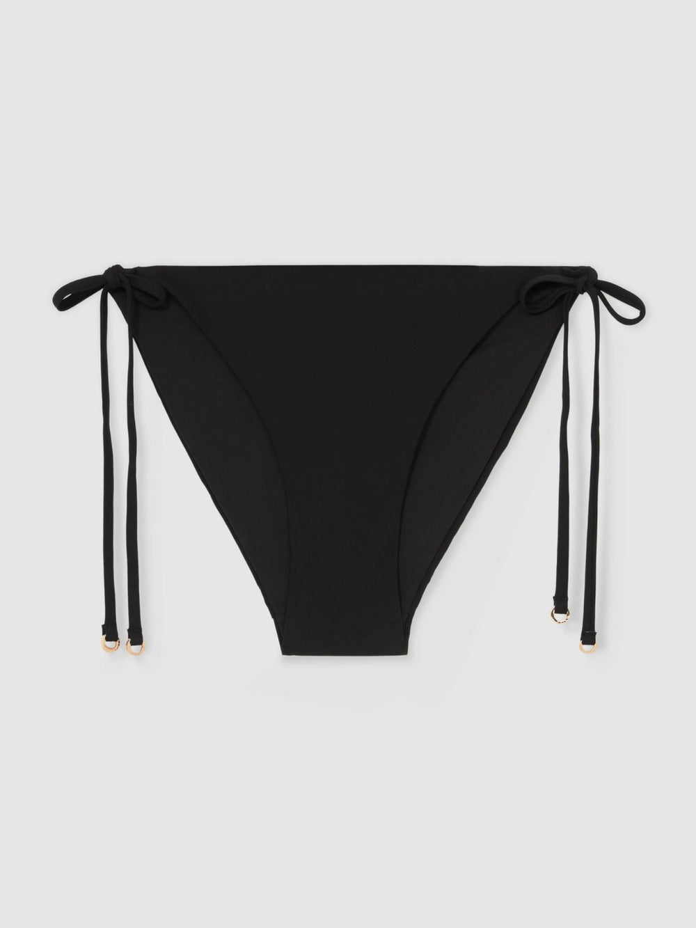 Side Tie Bikini Bottoms Black | Women