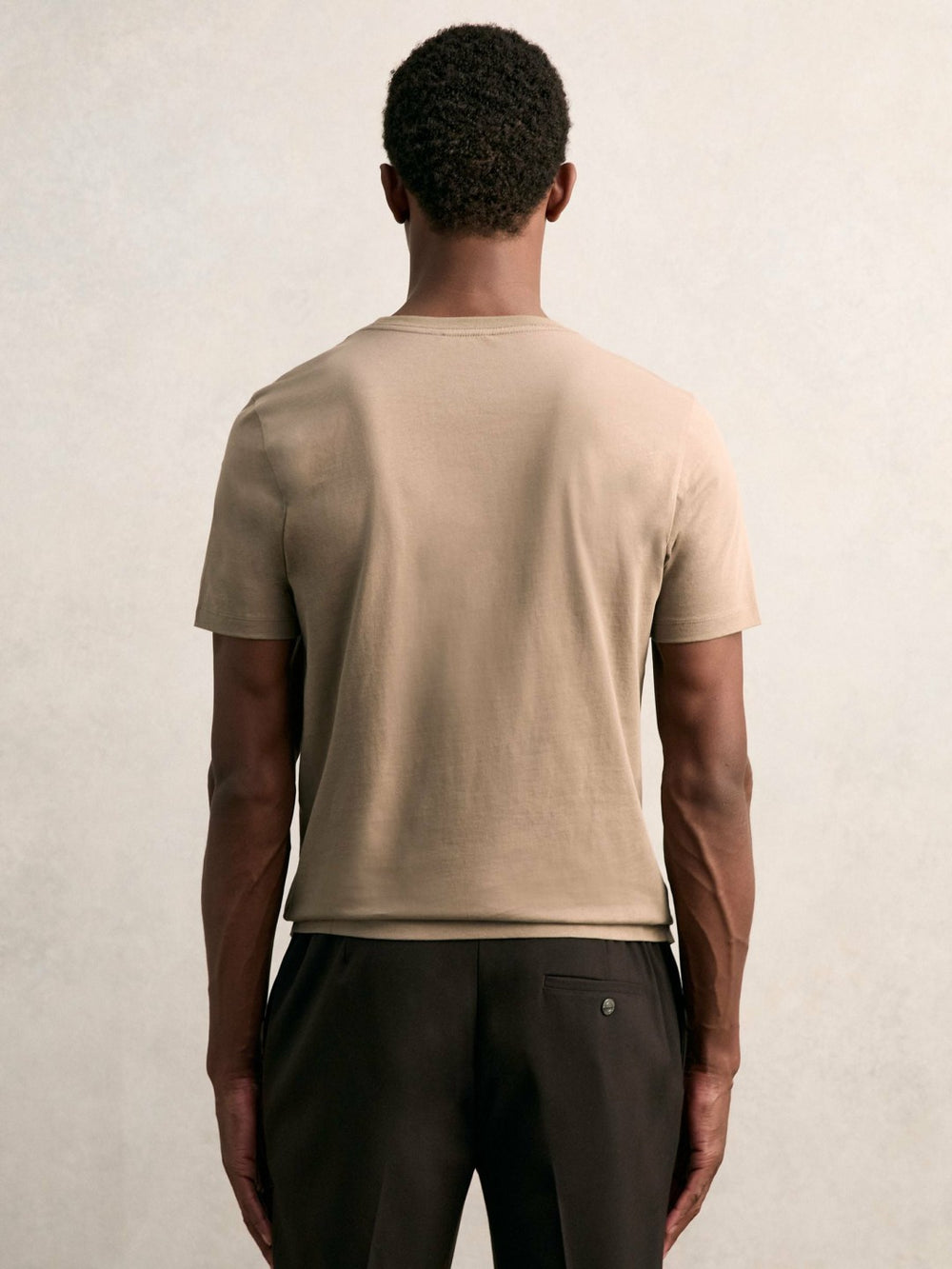 Cotton Crew Neck T-Shirt  | Men