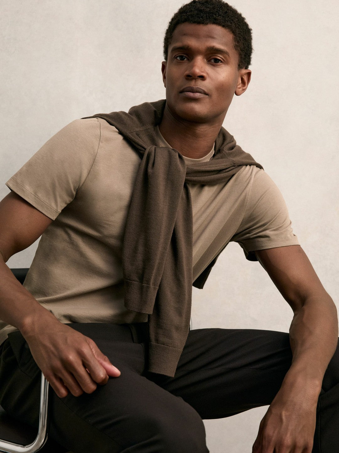 Cotton Crew Neck T-Shirt  | Men