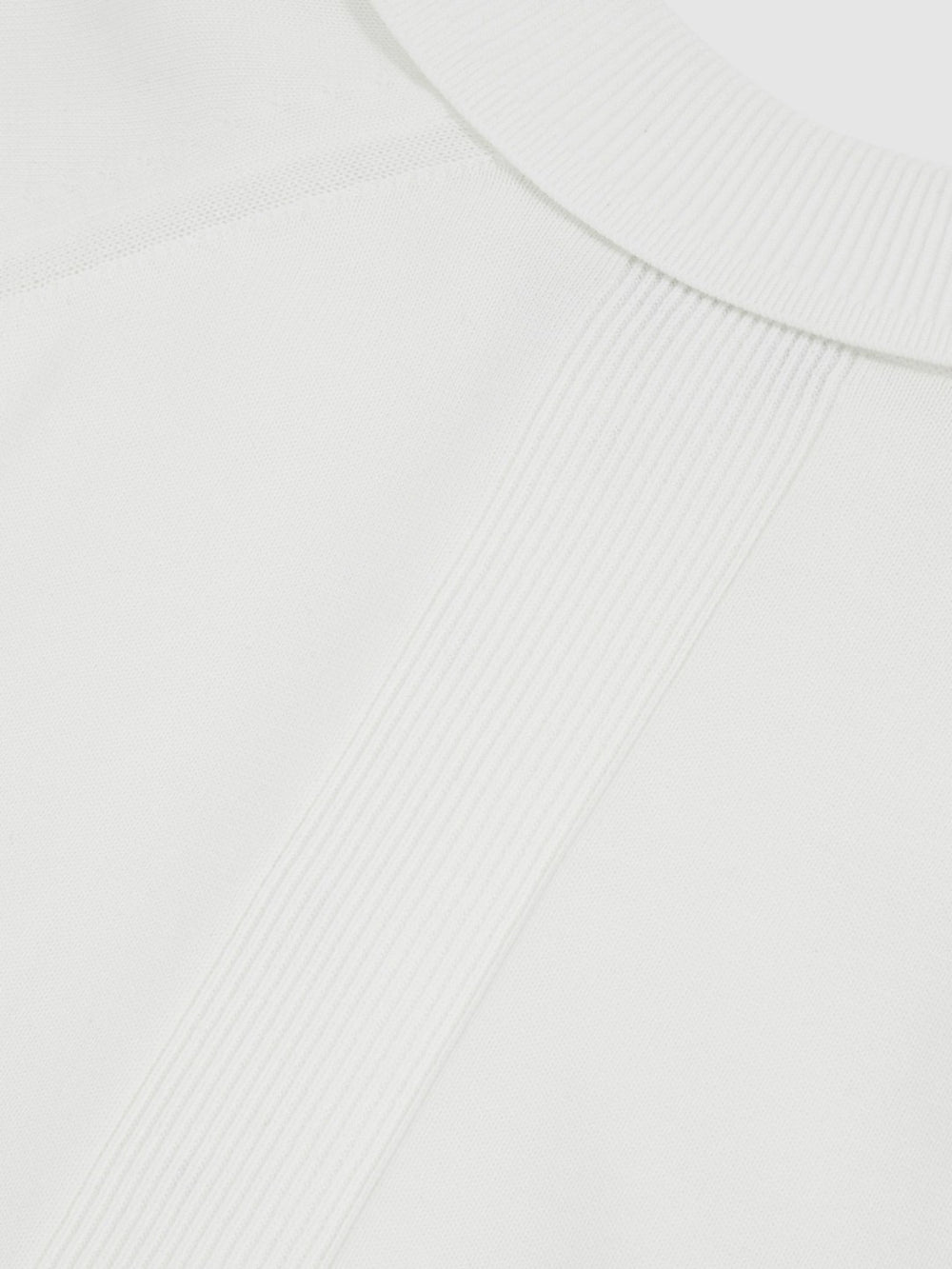 Cotton Concealed Placket Polo Shirt White | Men