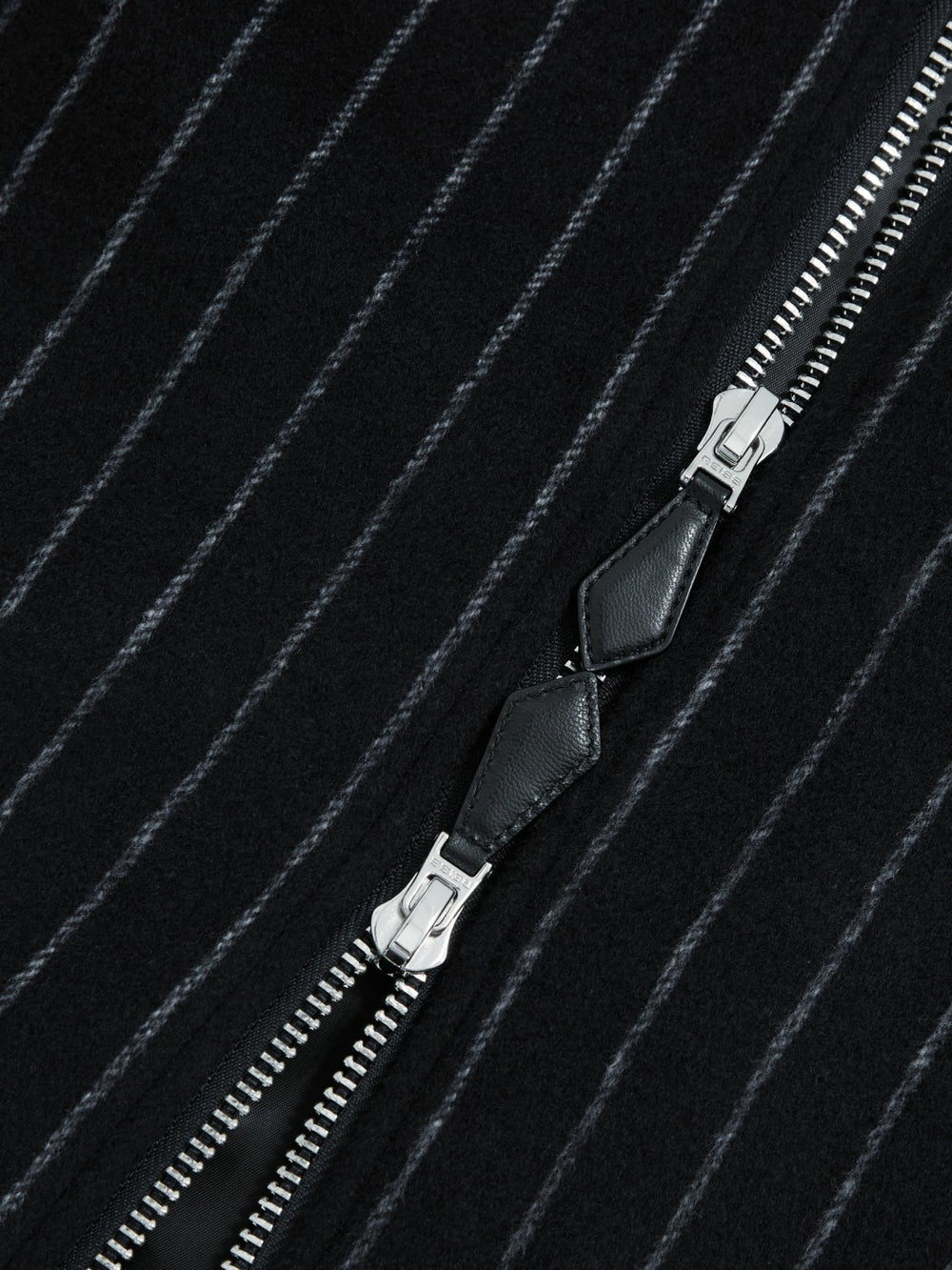 Wool-Blend Chalk-Stripe Bomber Jacket Navy | Men