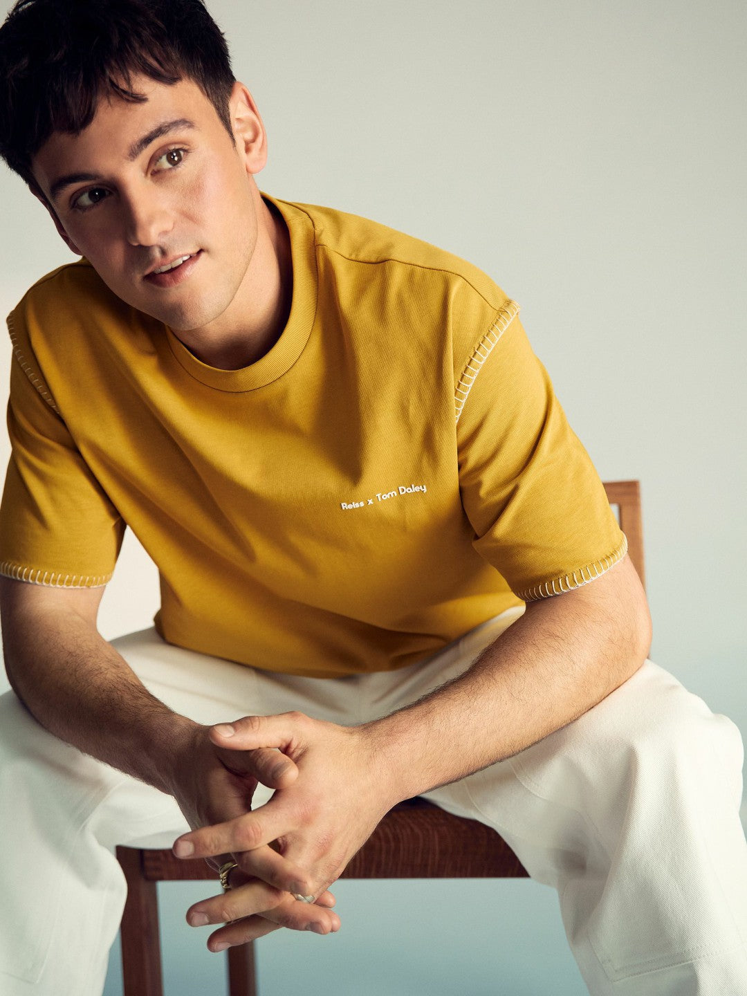 | Tom Daley Graphic-Print T-Shirt Yellow | Men