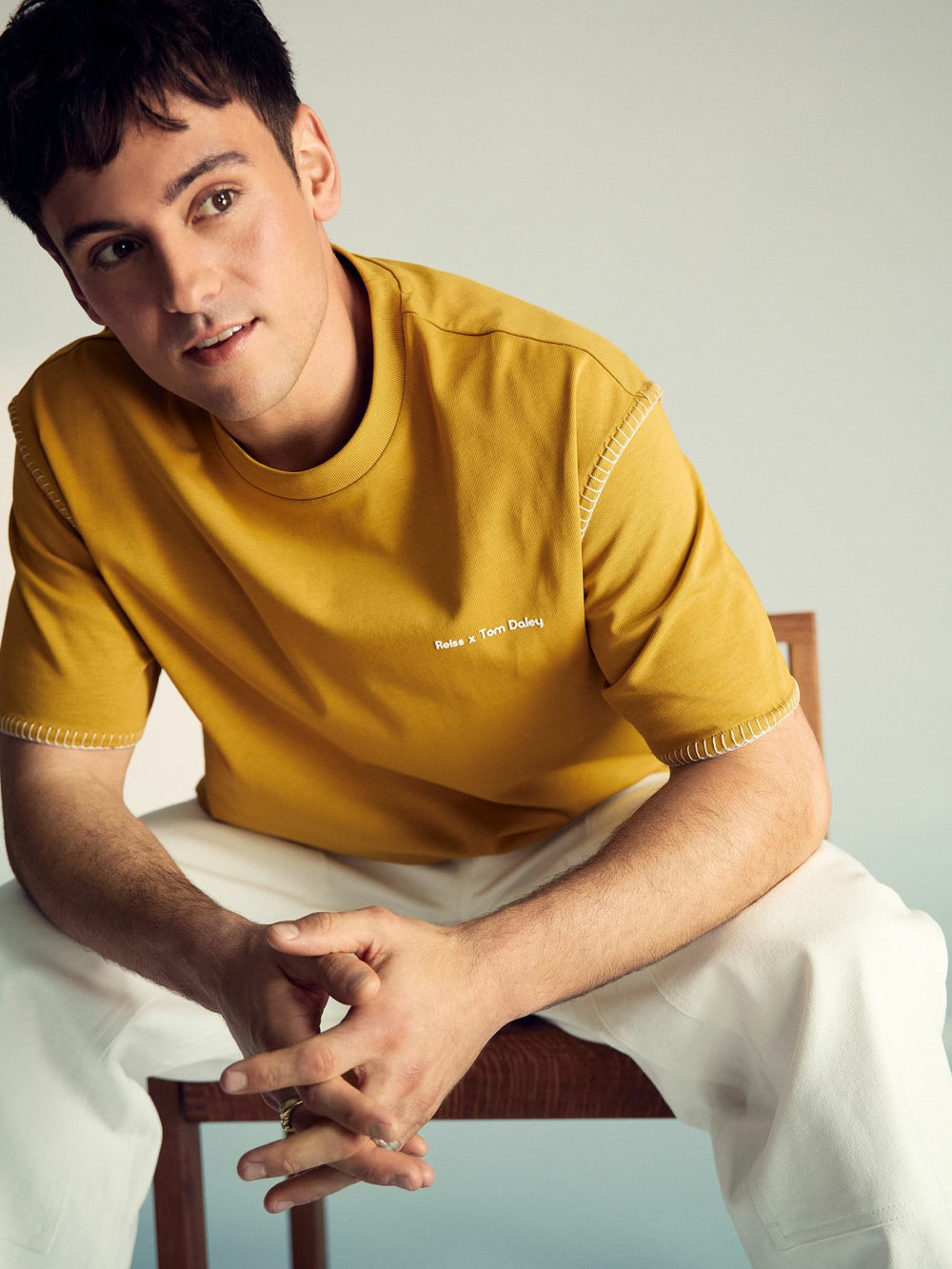 | Tom Daley Graphic-Print T-Shirt Yellow | Men