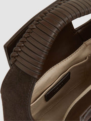 Suede Shoulder Bag Chocolate | Women