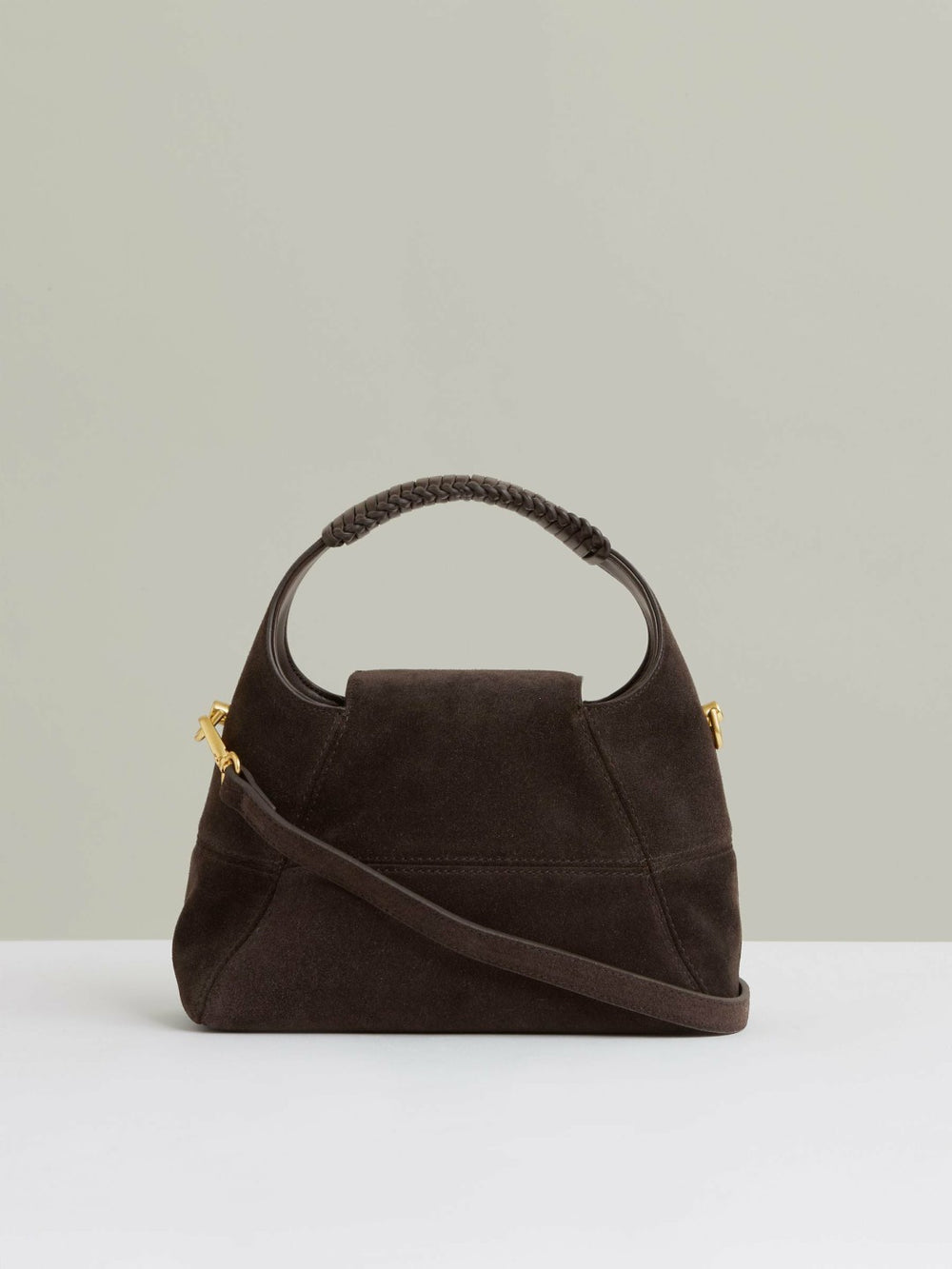 Suede Shoulder Bag Chocolate | Women
