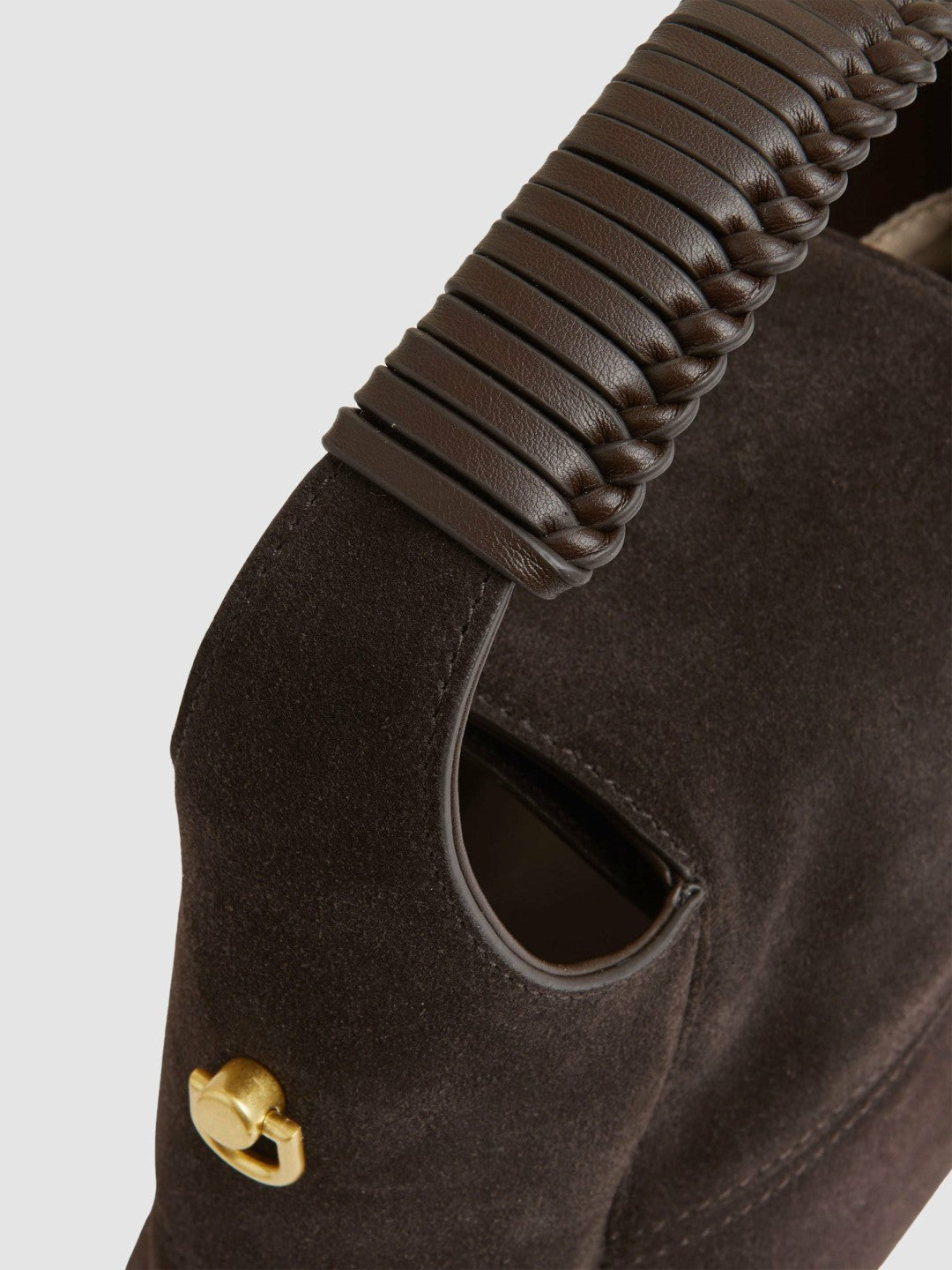 Suede Shoulder Bag Chocolate | Women
