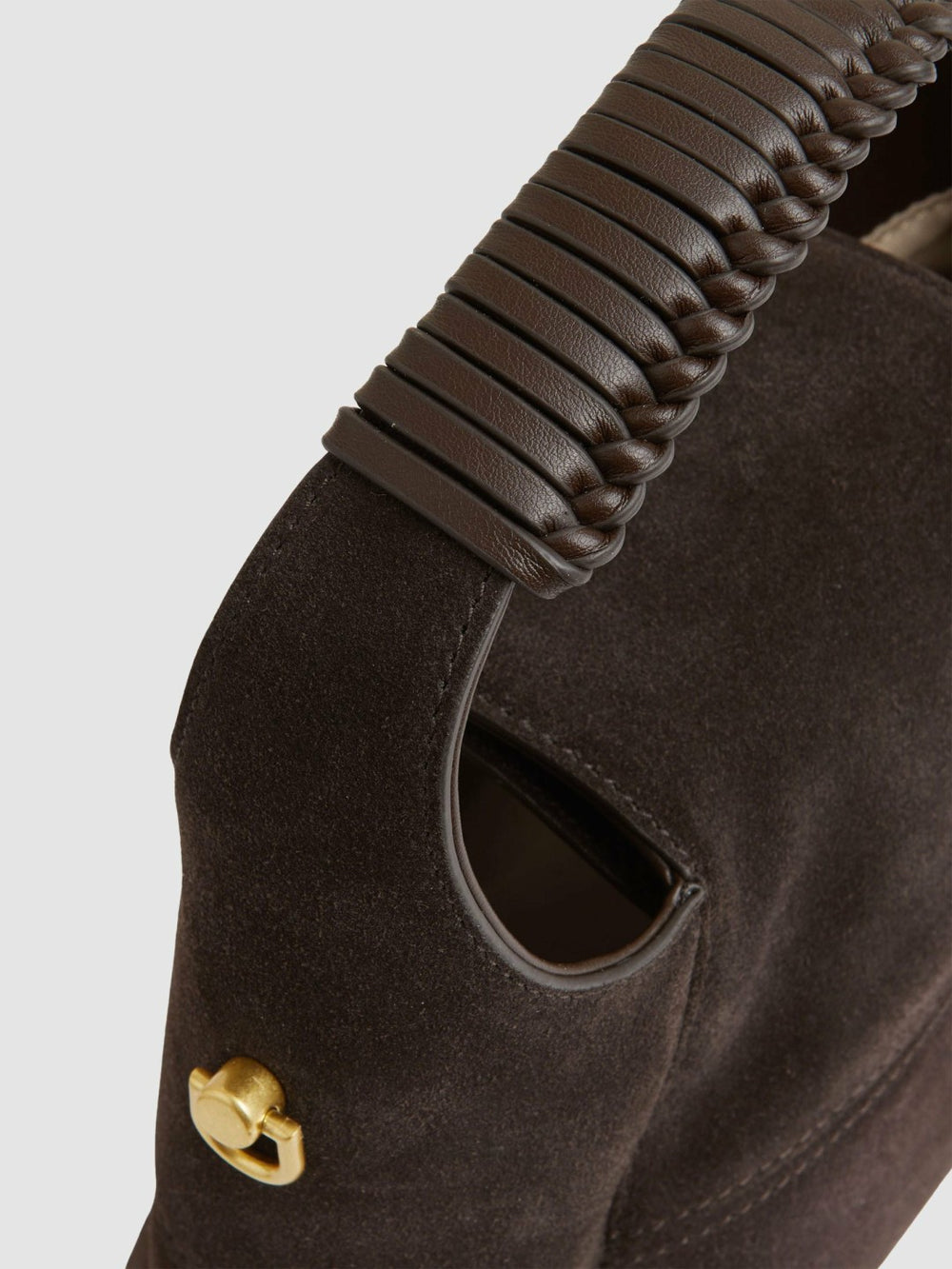 Suede Shoulder Bag Chocolate | Women