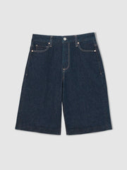 Paige Denim Bermuda Shorts Navy | Women